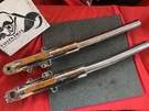 GENUINE14-23 Harley Flh Touring Left & Right Front Fork Suspension Chrome. Fixed Price $486.98.