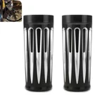 2" Extended Cnc Black Fork Boot Covers Harley Touring Road King. Fixed Price $90.71.