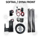 Dirty Air Front Ride Kit Softail Dyna 2018-LATER Models 49MM W Fork Caps. Fixed Price $599.99.