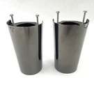 Oem Harley Cvo Scorched Black Chrome Fork Slider Cover Cowbell 14-25 Touring. Fixed Price $147.60.