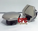 Triumph 97-2245 Fork Tube Nuts Shuttle Stainless H2245 TR6 TR25W T90 T120 Uk. Fixed Price $42.88.