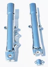 Harley Softail Deluxe Flstn 2011-2017 Chrome Lower Slider Fork Legs Exchange. Fixed Price $475.00.