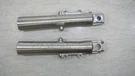 Pair Harley Davidson Oem Take-off Lower Fork Sliders R46497-02A, L46495-02A. Fixed Price $79.00.