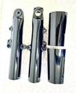 Harley Fork Legs Sliders W/ Cans Gloss Black Road King Touring 2014-2022 Oem. Fixed Price $390.00.
