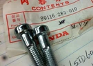 Honda Oem Allen Bolts 90116-283-010 8MM CR125M CR250M XL100 ATC185. Fixed Price $20.00.