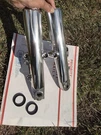 Harley Street Glide Lower Legs Front Forks Polished 2014-2022 & New 49 Mm Seals. Fixed Price $269.00.
