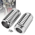 Chrome Retro Fork Boot Slider Covers Harley Road Glide Softail Deluxe Flstn. Fixed Price $88.98.