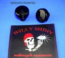 Harley 2024 2025 Fork Leg Axle Caps With New Twist-lock Design Smooth Pointed. Fixed Price $59.00.