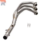 Fits Yamaha MT09 FZ09 Tracer 900 Exhaust System Front Link Pipe Header Tube 51MM. Fixed Price $117.90.