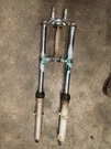 78-82 Honda XR-75 XR-80 Front Forks And Triple Clamps, 51500-153-003ZB. Fixed Price $75.00.