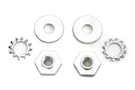 Cadmium Spotlamp Fork Bracket Bolt And Nut Kit Harley-davidson. Fixed Price $35.99.