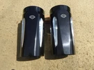 N.o.s. Harley Davidson Black Edge Cut 41MM. Upper Fork Slider Cover Set 45600006. Fixed Price $129.00.