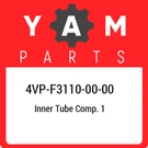 4VP-F3110-00-00 Yamaha Inner Tube Comp. 4VPF31100000, New Genuine Oem Part. Fixed Price $243.68.