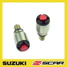 Fork Air Bleeder Valves 125 250 450 Suzuki Rmz Rmx Rm-z Red Scar. Fixed Price $25.51.