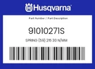 Husqvarna Genuine Spring (59) 215 30 N/mm - 91010271S. Fixed Price $130.89.