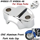 #45832-77 45836-48 Chrome Front Slider Axle Cap 41MM Harley Model. Fixed Price $14.00.