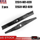 2-PACK 72531-VE2-020 72511-VE1-020 Mulching Mower Blade For Honda 21" Cut HRB215. Fixed Price $36.99.