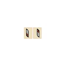 Flu Designs Upper Fork Tube Decals - Orange/black, Wp 01020. Fixed Price $8.19.