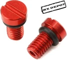 Zeta Fork Air Bleed Screws With Ring Kyb Showa Red Honda CRF450 2021 - 2022. Fixed Price $13.57.