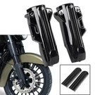 Us Black Lower Fork Covers Upper Slider Accent Harley Road Street Glide. Fixed Price $62.98.