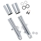 Oem Harley Chrome Front Fork Kit Flhx Fltrx 2024-2026 Sliders Covers Axle. Fixed Price $702.95.