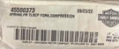 Harley-davidson 45500373 Front Fork Spring 18-21 Flhc-flhcs 18-20 Flde. Fixed Price $48.00.
