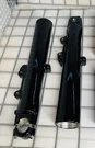 Harley Fork Legs Glide 2009 -13 Flhtcutg Trike Slider Gloss Black Exchange. Fixed Price $279.00.