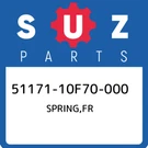51171-10F70-000 Suzuki Spring,fr 5117110F70000, New Genuine Oem Part. Fixed Price $119.28.