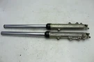 1979 Kawasaki KZ650 B3 (#411) Front Forks Shock Suspension Set Pair. Fixed Price $72.00.