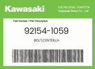 Kawasaki Genuine Bolt,center,lh 92154-1059. Fixed Price $42.74.