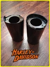 Harley Davidson Gloss Black Fork Slider Cover Cowbell 14-25 Touring 45800023. Fixed Price $55.00.