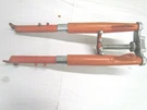 Suzuki K15 Hillbilly 80 Forks With Triple Tree & Covers Headlight Brackets. Fixed Price $60.00.