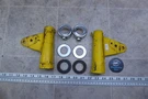 1971 Yamaha HS1 90CC Twin Y874) Yellow Front Fork Ears Headlight Mounts Set. Fixed Price $72.59.