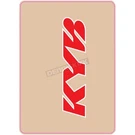 D'cor Visuals Red Kyb Upper Fork Decal 40-80-123. Fixed Price $19.95.