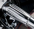 Paul Yaffe Bagger Nation 8.25" Yafterburner Fork Slider Covers 2013-1980 Chrome. Fixed Price $109.95.