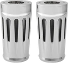 Arlen Ness Chrome Deep Cut Upper Fork Boot Slider Covers Harley 14-19 Flh. Fixed Price $284.95.