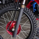 Black Lower Fork Guards 1985-2013 Honda XR100 Shock Protectors. Fixed Price $20.00.