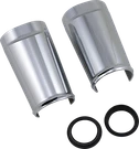 Arlen Ness Fat Tire Fork Boot Cover Chrome Smooth Harley Touring 20-041. Fixed Price $314.99.