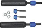 SF50004 Santoro Fabworx Shock Mount Sliders - Fits Harley Dyna Models, Blue. Fixed Price $199.18.