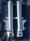 Harley Chrome Touring Ultra Electra Glide Lower Fork Legs 84-99 Exchange Program. Fixed Price $399.00.