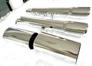 Harley 2008-2010 Deluxe Flstn Chrome Fork Legs Sliders Fatboy & Covers Outright. Fixed Price $660.00.