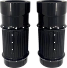 Covingtons Fork Leg Bells Black Fat Dimpled C1116-B Flhxs Street Glide. Fixed Price $226.35.