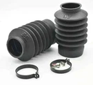 Fork Gaiter Set With Clamp Fit Royal Enfield Gt Continental 650 Interceptor. Fixed Price $25.64.
