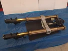 06-07 Kawasaki ZX10 Front Forks Assembly W/ Triple Three Upper & Lower. Fixed Price $450.00.