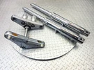 1999 Victory V92 Kingpin Front Forks Tubes Triple Tree Suspension. Fixed Price $189.65.