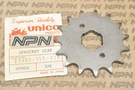 Nos Honda SL350 K1-K2 Unico Front Drive Sprocket 15T 23801-312-010. Fixed Price $76.99.