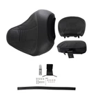 Black Leather Seat For Harley Flh Touring 2009-2020 Passenger Rider Pad. Fixed Price $167.96.