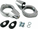 Chrome 49MM Front Turn Signal Relocation Kit For Harley Fxd Dyna 2020-1271. Fixed Price $109.09.