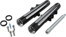 Arlen Ness 06-513 Black Machined Fork Leg Set Dual Disc 00-07 Harley Flt. Fixed Price $719.95.