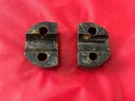 Nos Triumph Fork Leg End Caps TR6 T120 T100 97-1844. Fixed Price $39.99.